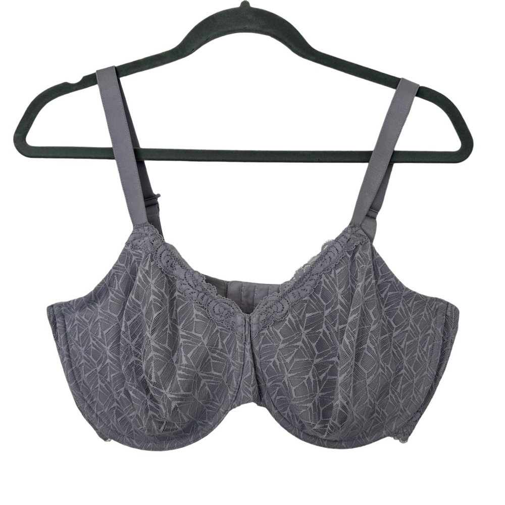Wacoal Women’s Vivid Encounter Lace Convertible Unlined Underwire Bra Size 40DDD